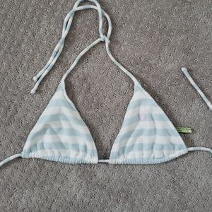 5 for 40-Juicy Couture terry cloth bikini top blue